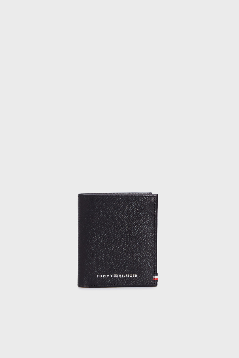 

Мужской черный кожаный кошелек BUSINESS TRIFOLD Tommy Hilfiger OS AM0AM06728