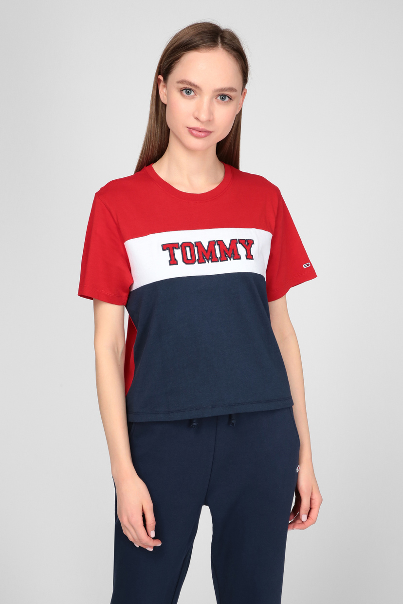 

Женская футболка TJW COLORBLOCK STRIPE Tommy Hilfiger S DW0DW08946