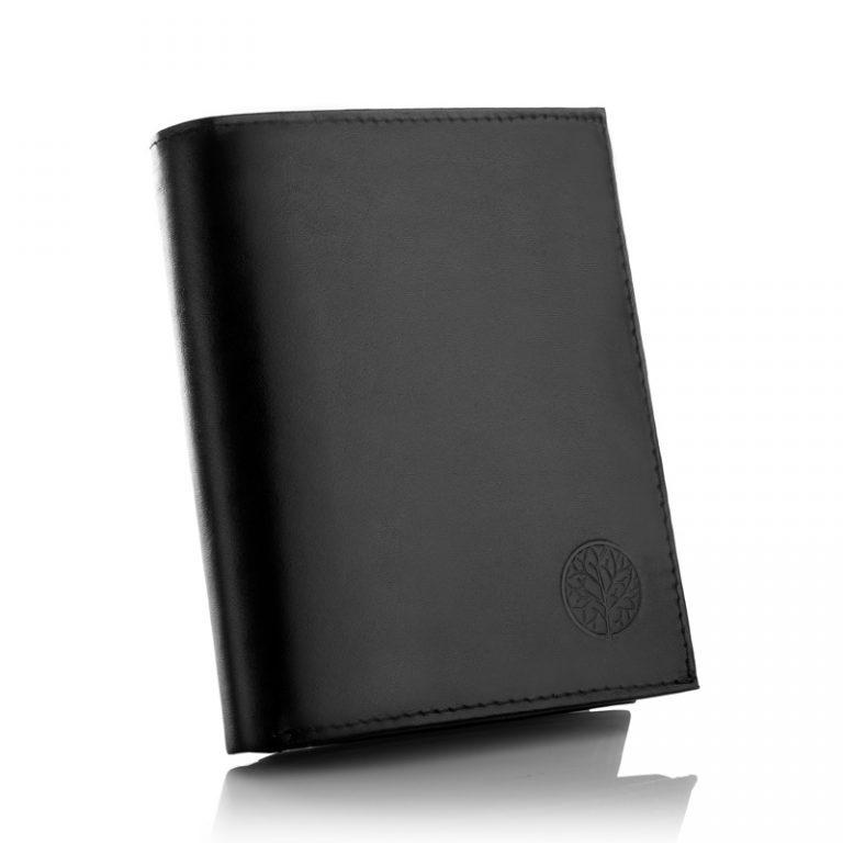 

Кошелёк кожаный мужской Betlewski с защитой RFID BPM-DZ-62 черный