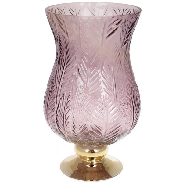 

Ваза декоративная Ancient Glass Розалин 19х20х35см, фиолетовое стекло