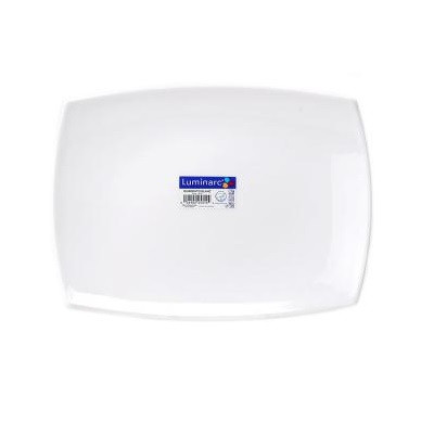 

Тарілка прямокутна Luminarc Quadrato White 35 см LM-6413d