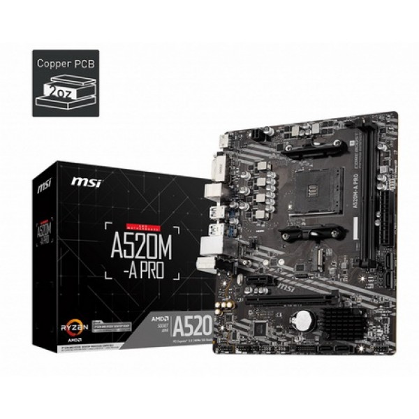 

MSI A520M-A Pro Socket AM4