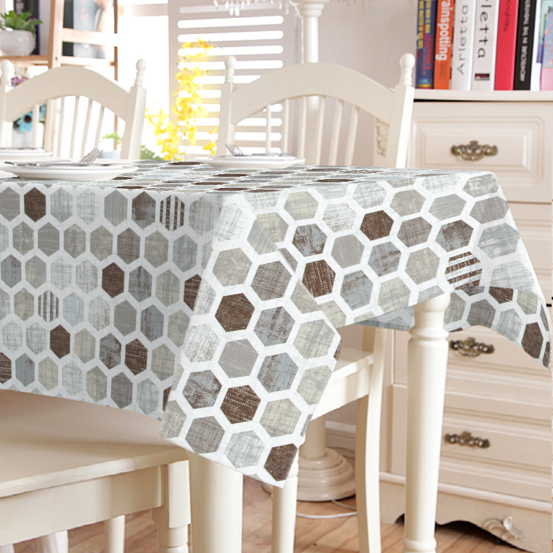 

Скатерть с акриловой пропиткой Mantel Вrown Honeycomb TT164611 140x180