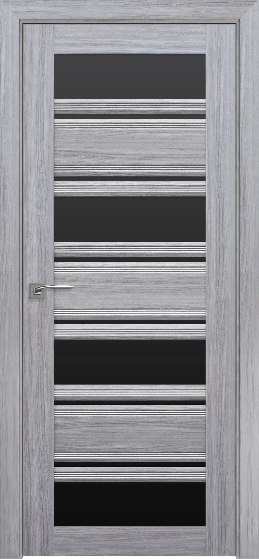 

Двери межкомнатные Новый Стиль Венеция-C2-BLK-Perla_D’Argento (Жемчуг Серебрянный) Smart Cover черное стекло 800*2000