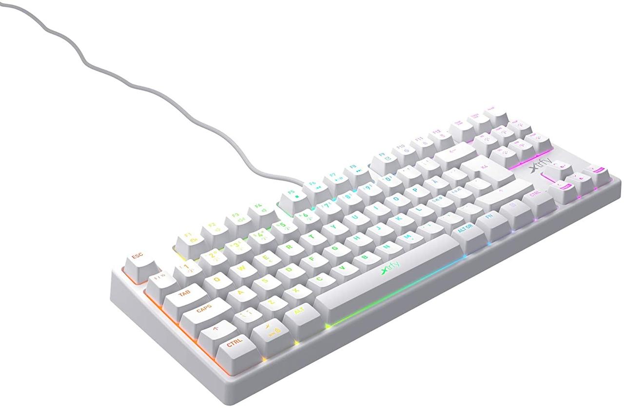 

Клавиатура игровая Xtrfy K4 TKL RGB Kailh Red Ukr-Ru, White (JN63XG-K4-RGB-TKL-WH-R-UKR)