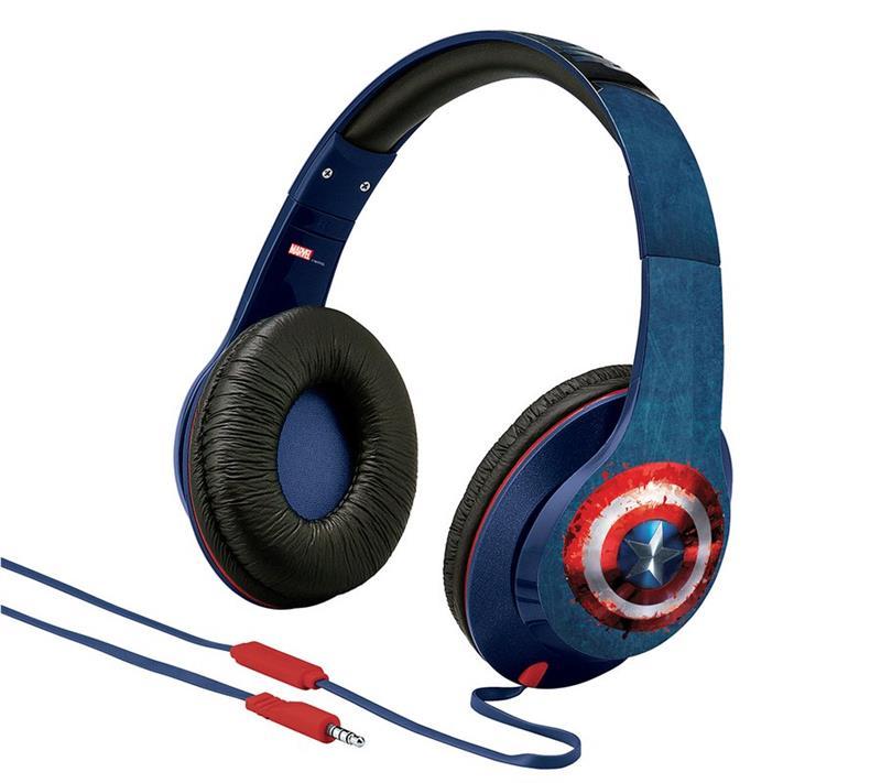 

Наушники eKids/iHome MARVEL, Avengers Civil War, Captain America, Mic (JN63VI-M40CW.UXV6)