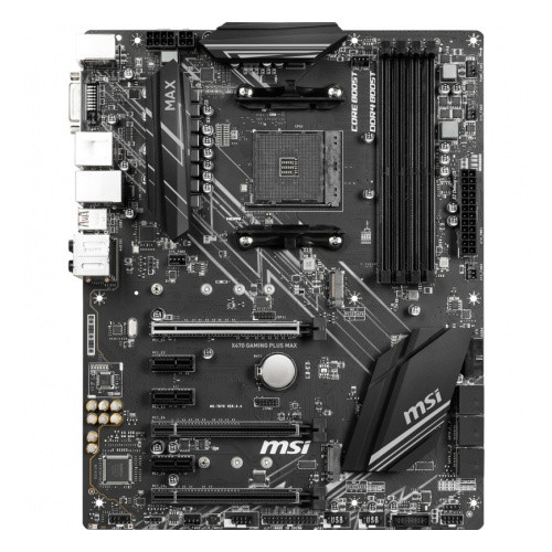 

Материнcкая плата MSI X470_GAMING_PLUS_MAX sAM4 X470 4xDDR4 HDMI-DVI ATX (JN63X470_GAMING_PLUS_MAX)