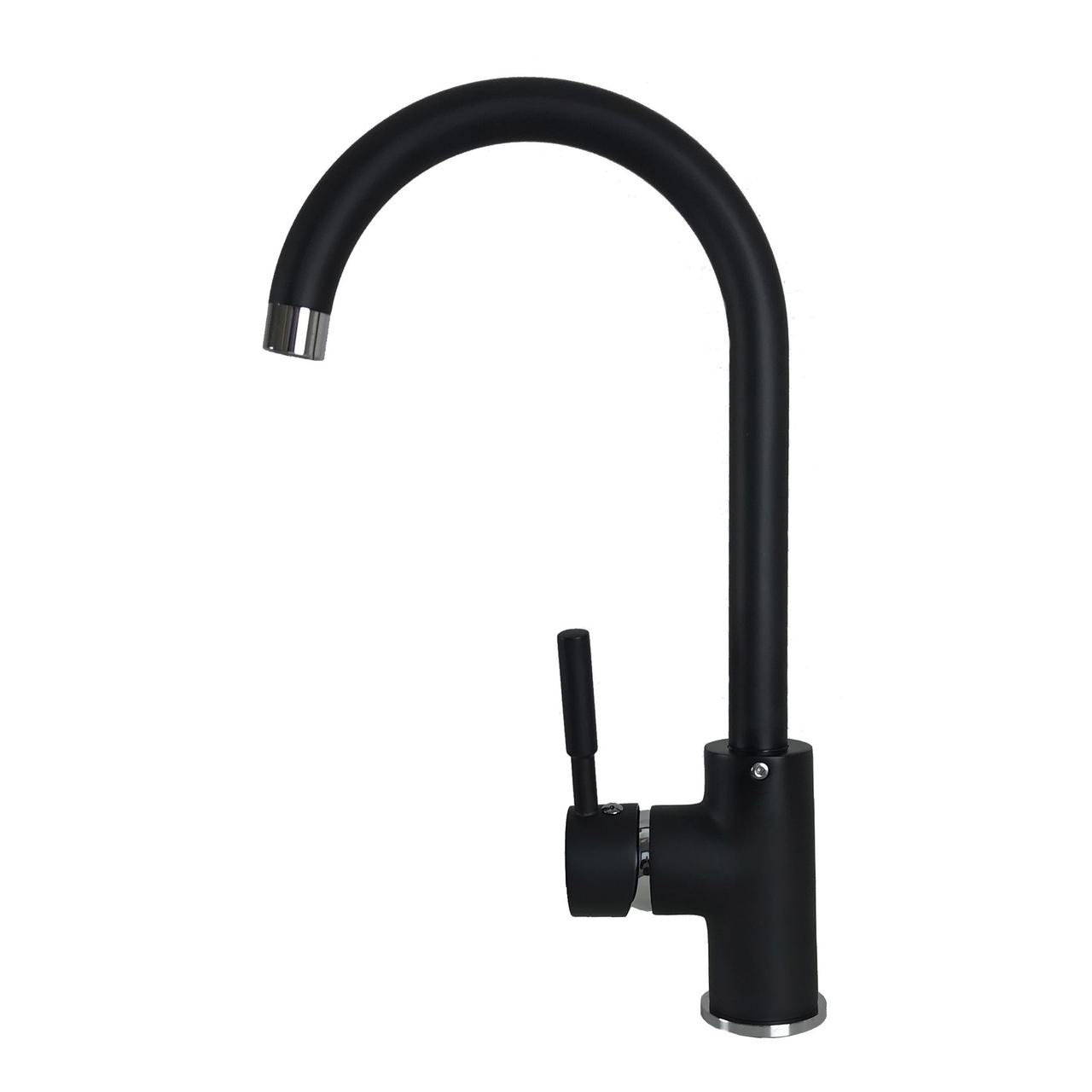 

Смеситель для кухни GLLR-203S-BB LAZER Globus Lux Черный (000018460)