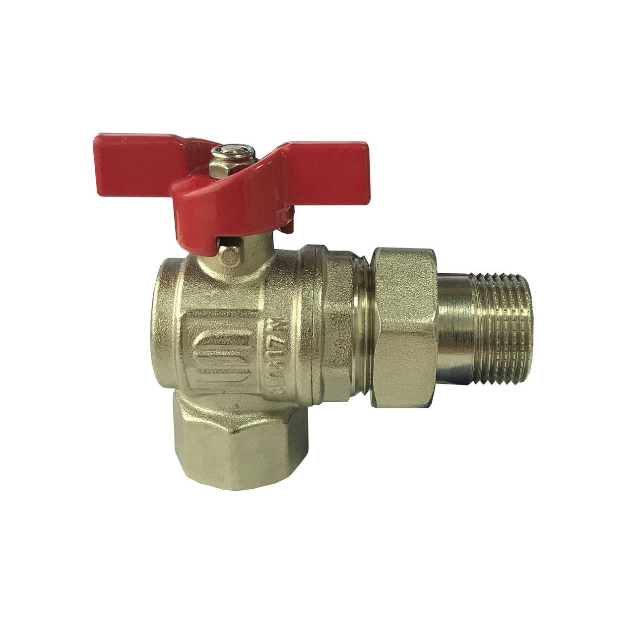 

Кран шаровый угловой с американкой 3/4 Selba (000010429)
