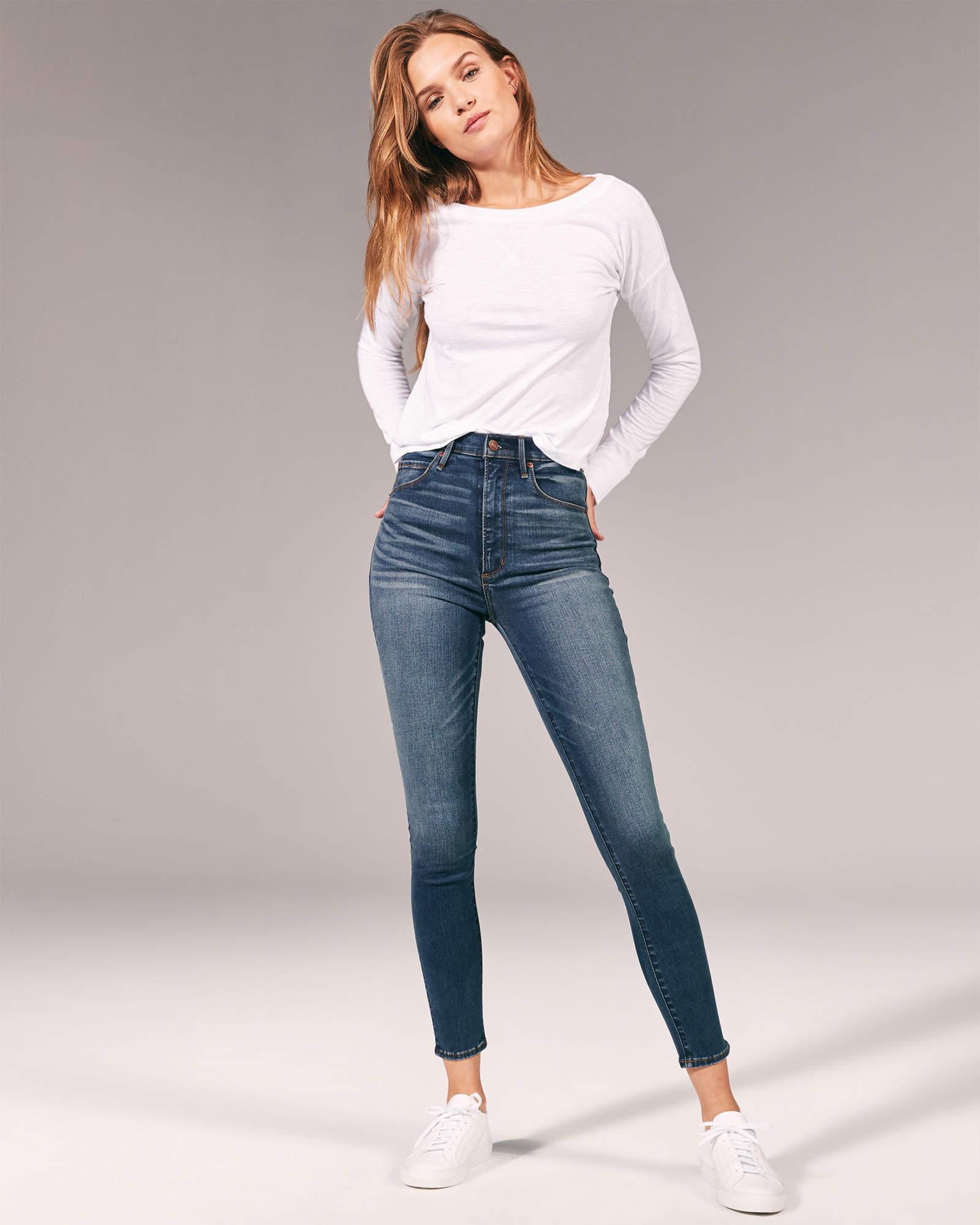 

Джинсы Super Skinny Abercrombie & Fitch AF7579W 27/30 Синий