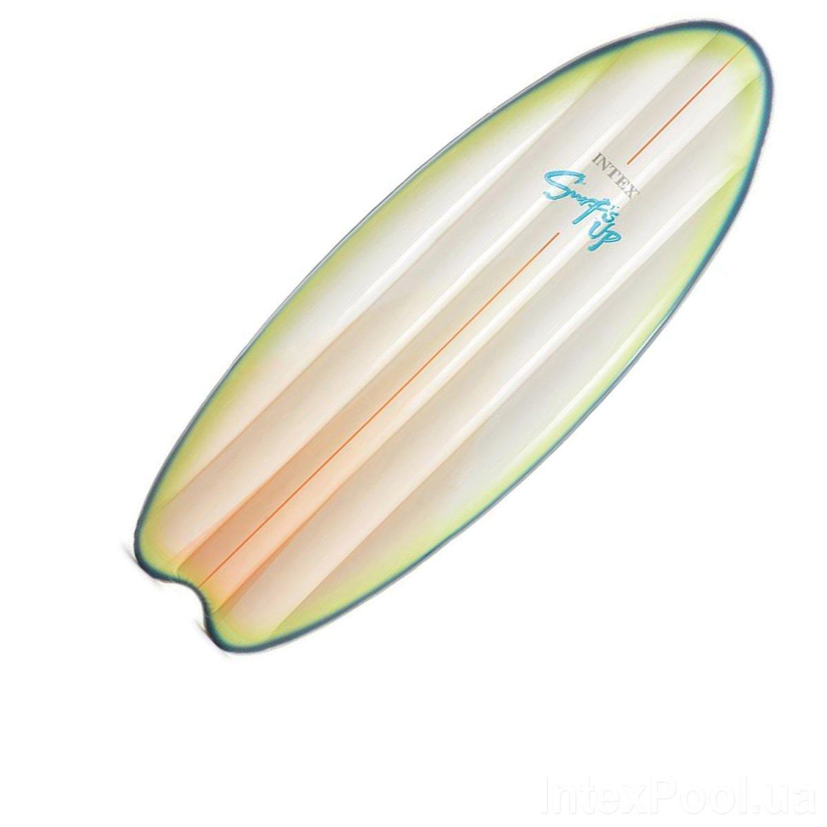 

Пляжный надувной плотик Intex 58152 «Серфинг», 178 х 69 см, белый