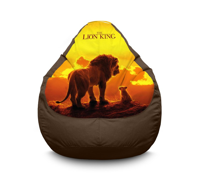 

Кресло мешок iPuff "Lion King. Movie" Оксфорд XXXL (100х135 см) Коричневый
