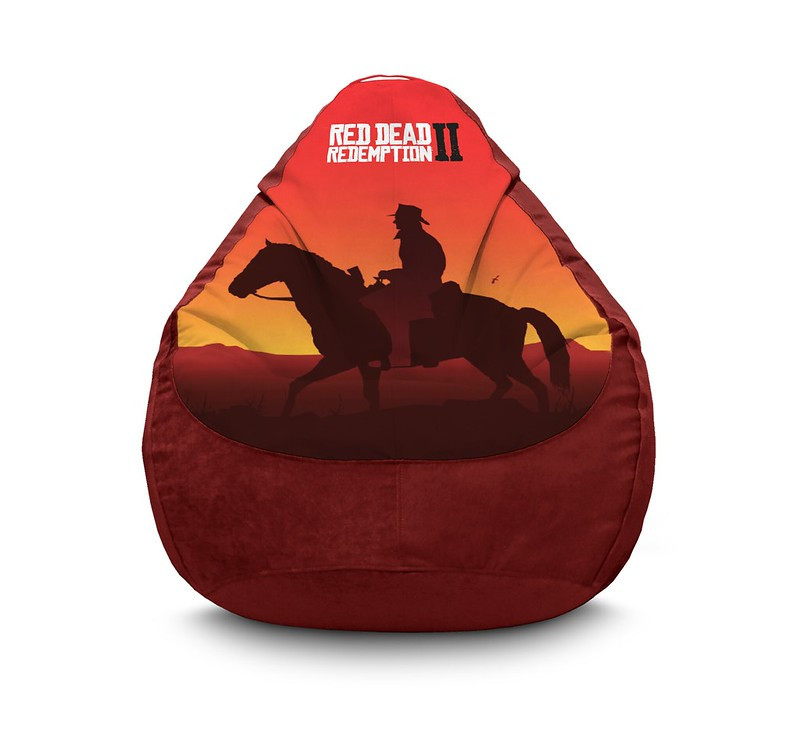 

Кресло мешок iPuff "RDR 2. Horseman" Флок XL (80x110 см) Коричневый