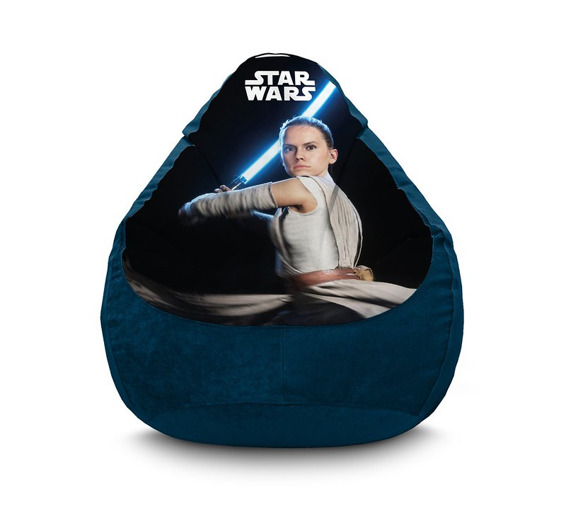 

Кресло мешок iPuff "Star Wars. Rey" Флок XXL (90х125 см) Синий