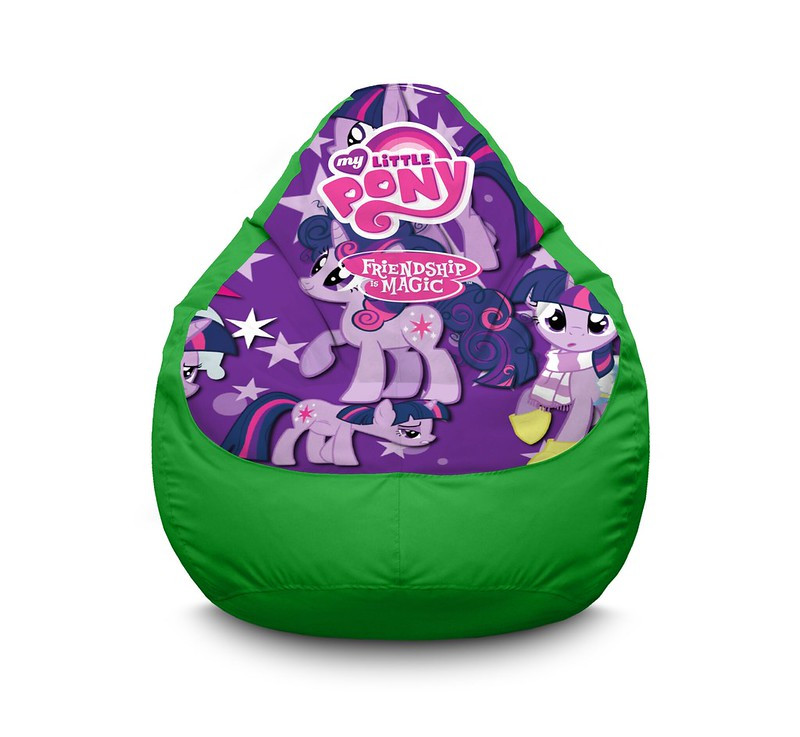 

Кресло мешок iPuff "My Little Pony. Twilight Sparkle and star" Оксфорд XXXL (100х135 см) Зелёный