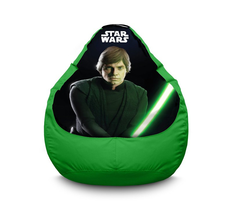 

Кресло мешок iPuff "Star Wars. Luke Skywalker" Оксфорд XXL (90х125 см) Зелёный