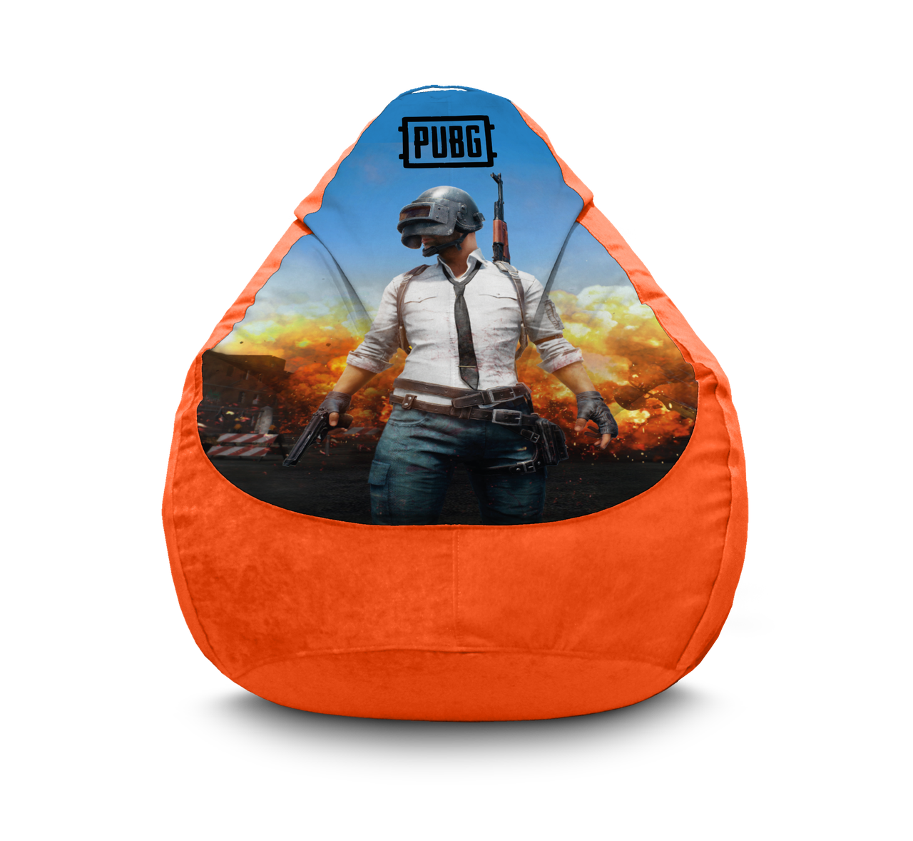

Кресло мешок iPuff "PUBG. Hero" Флок XXXL (100х135 см) Оранжевый