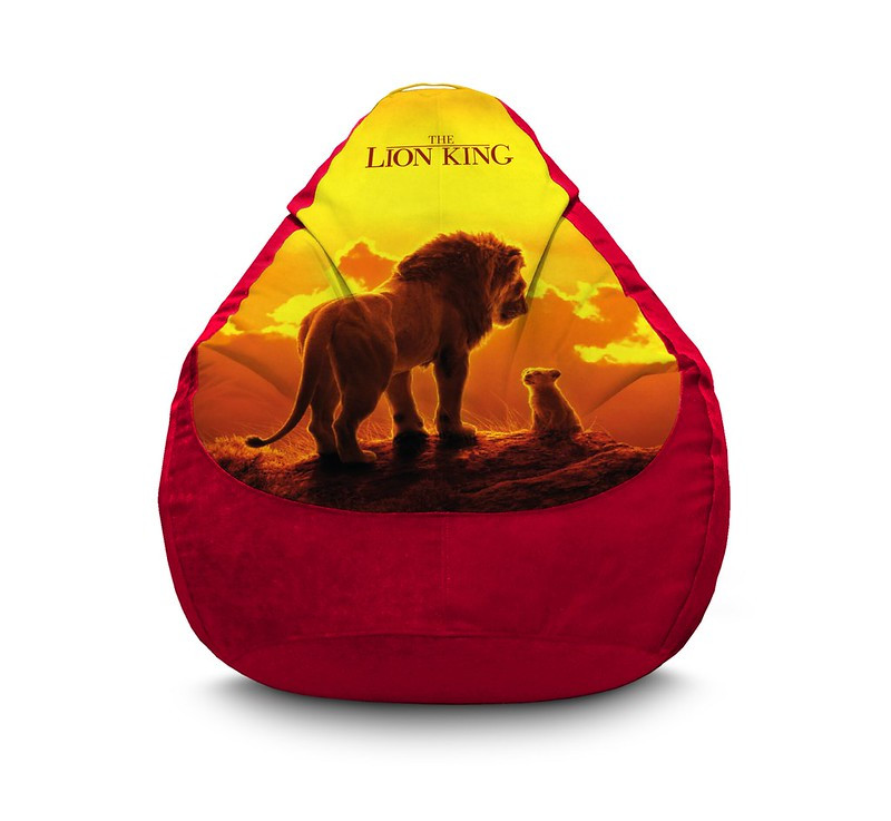 

Кресло мешок iPuff "Lion King. Movie" Флок XXXL (100х135 см) Бордовый