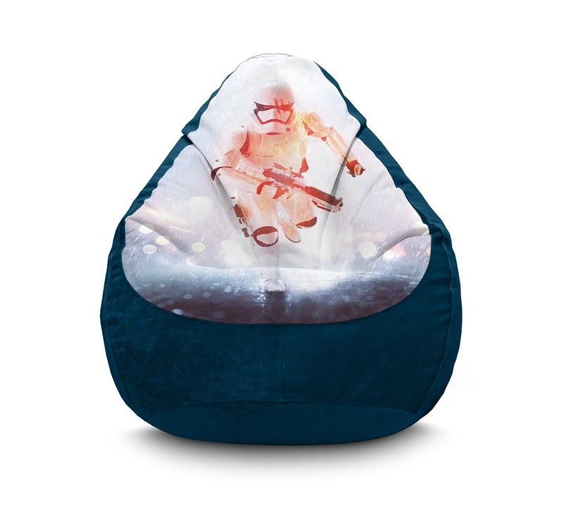 

Кресло мешок iPuff "Star Wars. Stormtroopers 5" Флок XL (80x110 см) Синий