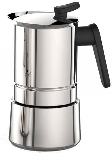 

Кофеварка гейзерная PEDRINI Steel Moka 6 TZ