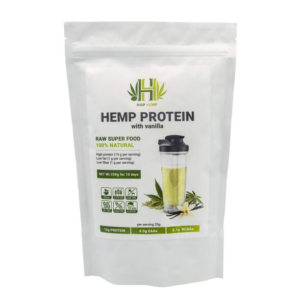

Протеин HOP HEMP конопляный с ванилью 250 г