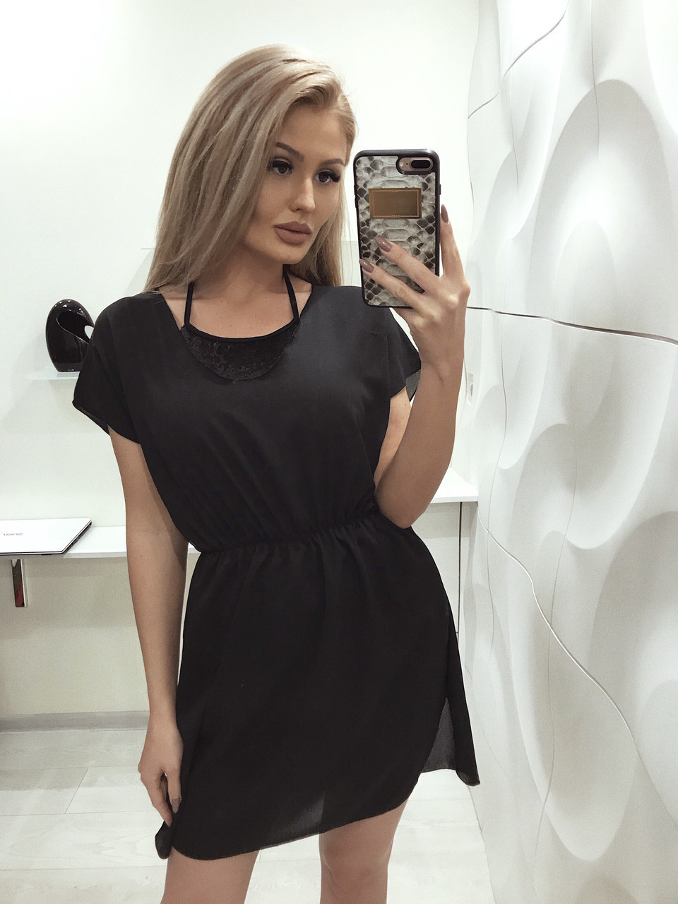 

Пляжная туника Modnicy 1003 44 черный