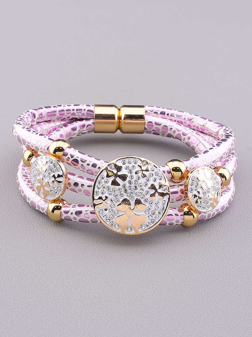

Браслет Sunstones розово-золотой Сrystal 17 см. 023039
