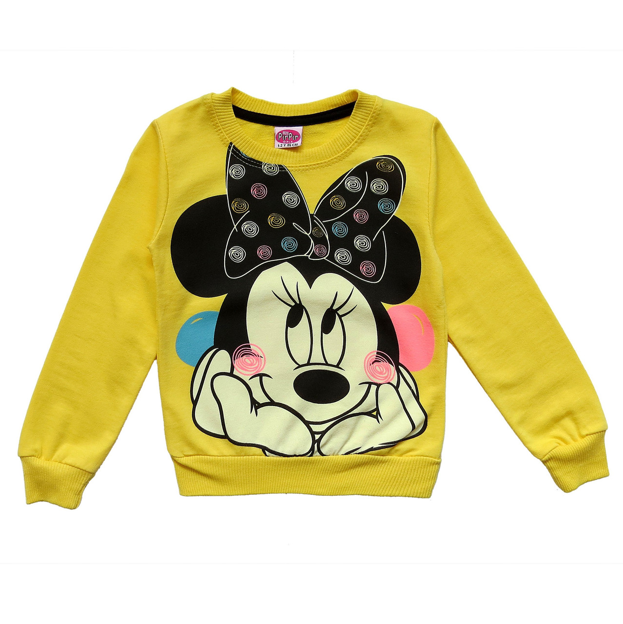 

Свитшот PirPir kids Minnie Mouse для девочки 122 см Желтый 11455
