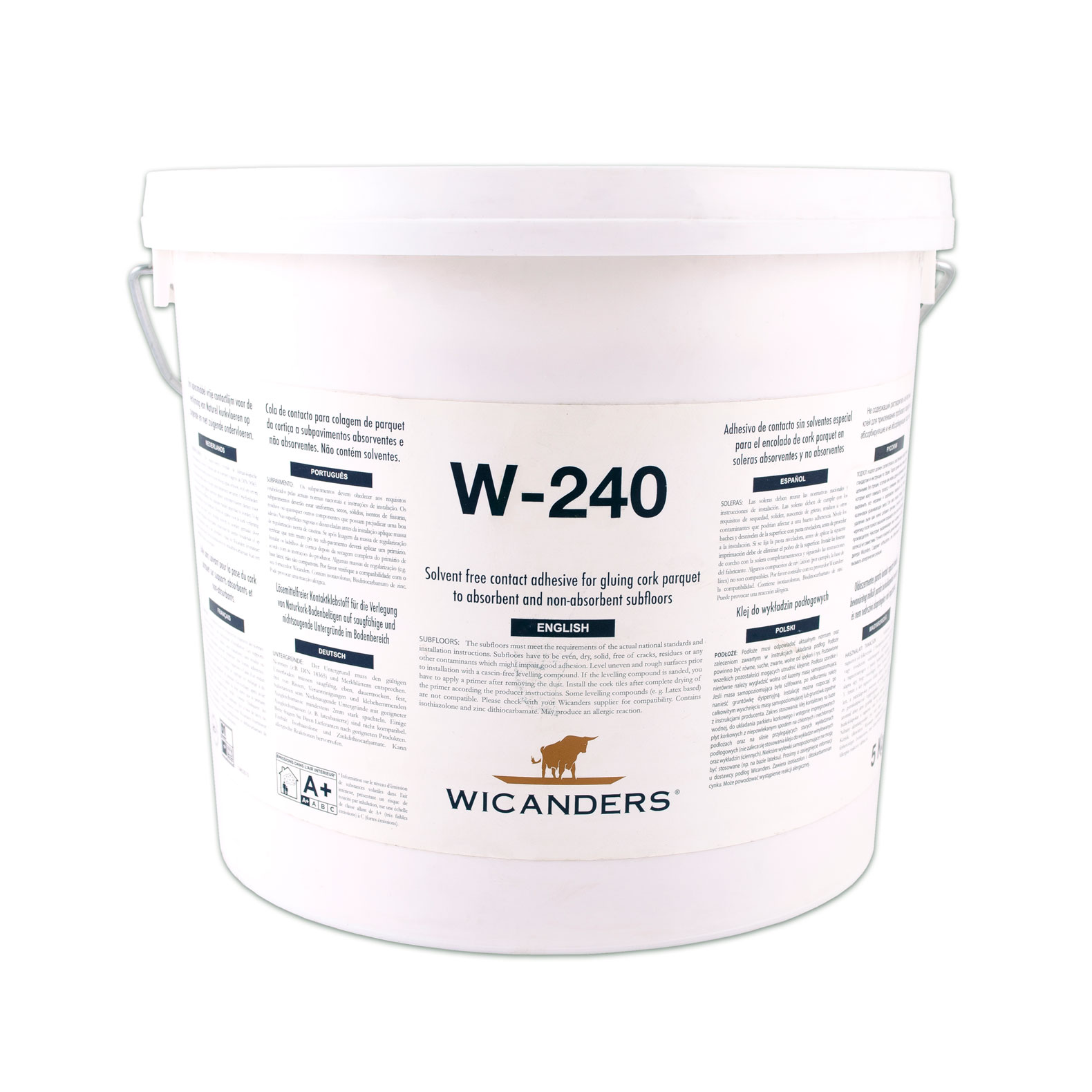 

Контактный водный клей для пробки Wicanders W-240 (CW02006, 1, емкость 1 кг)