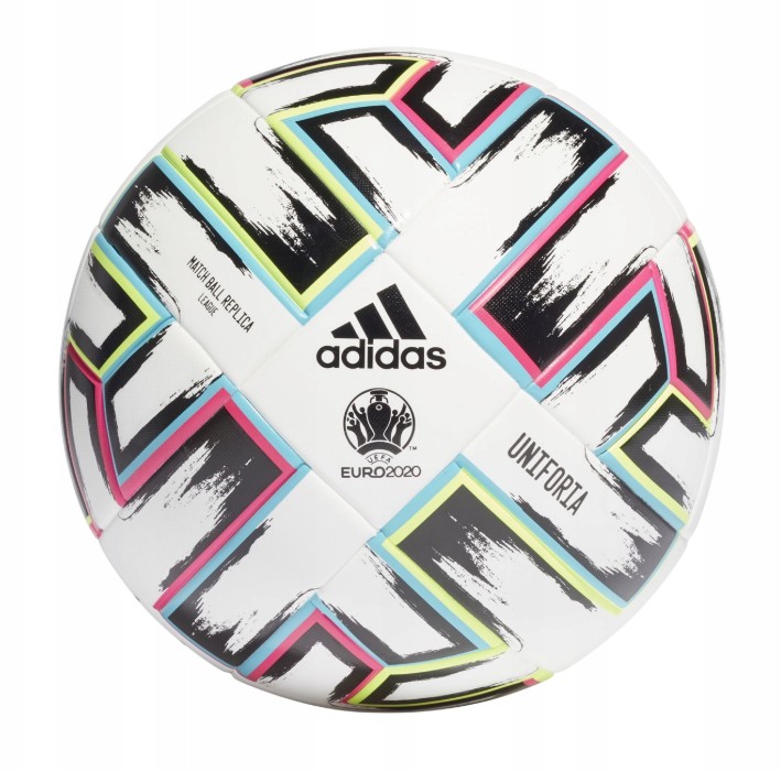 

Мяч футбольный Adidas Uniforia Euro 2020 League FH7379 №4 Белый