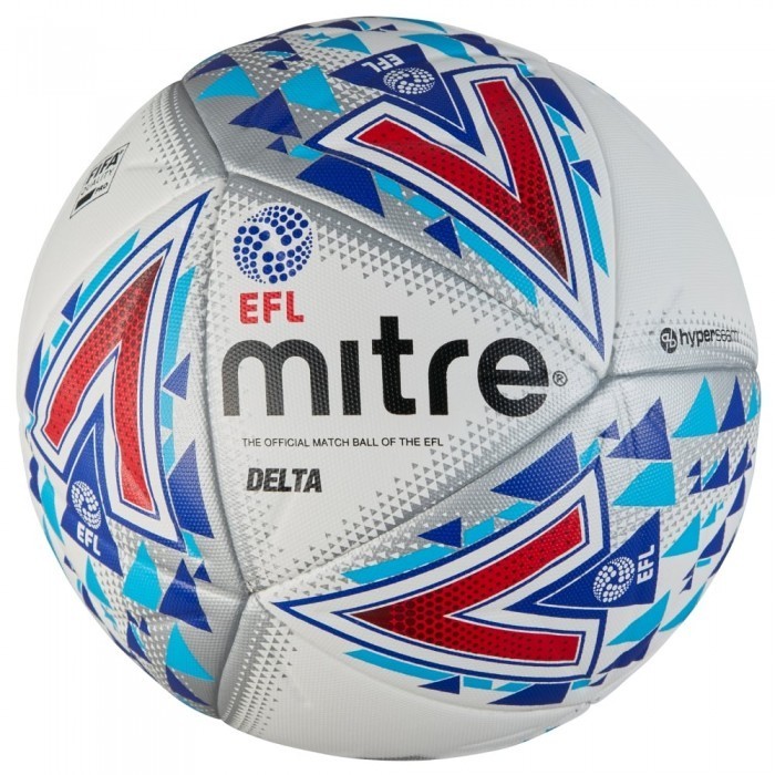 

Мяч футбольный Mitre Delta Hyperseam EFL 5BB1979WHU №5 Белый
