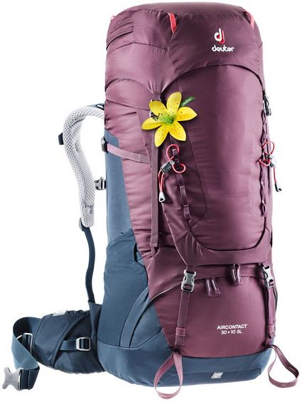 

Рюкзак Deuter Aircontact 50 + 10 SL колір 5326 blackberry-navy (3320219 5326)