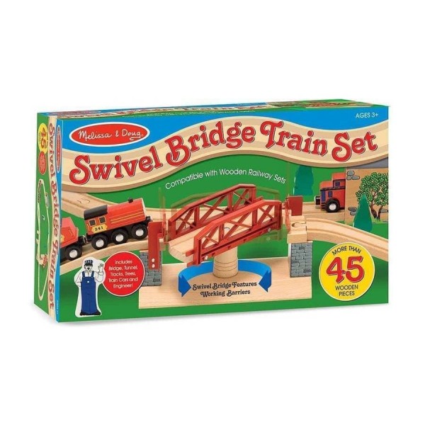 

Деревянный набор Железная дорога Melissa & Doug