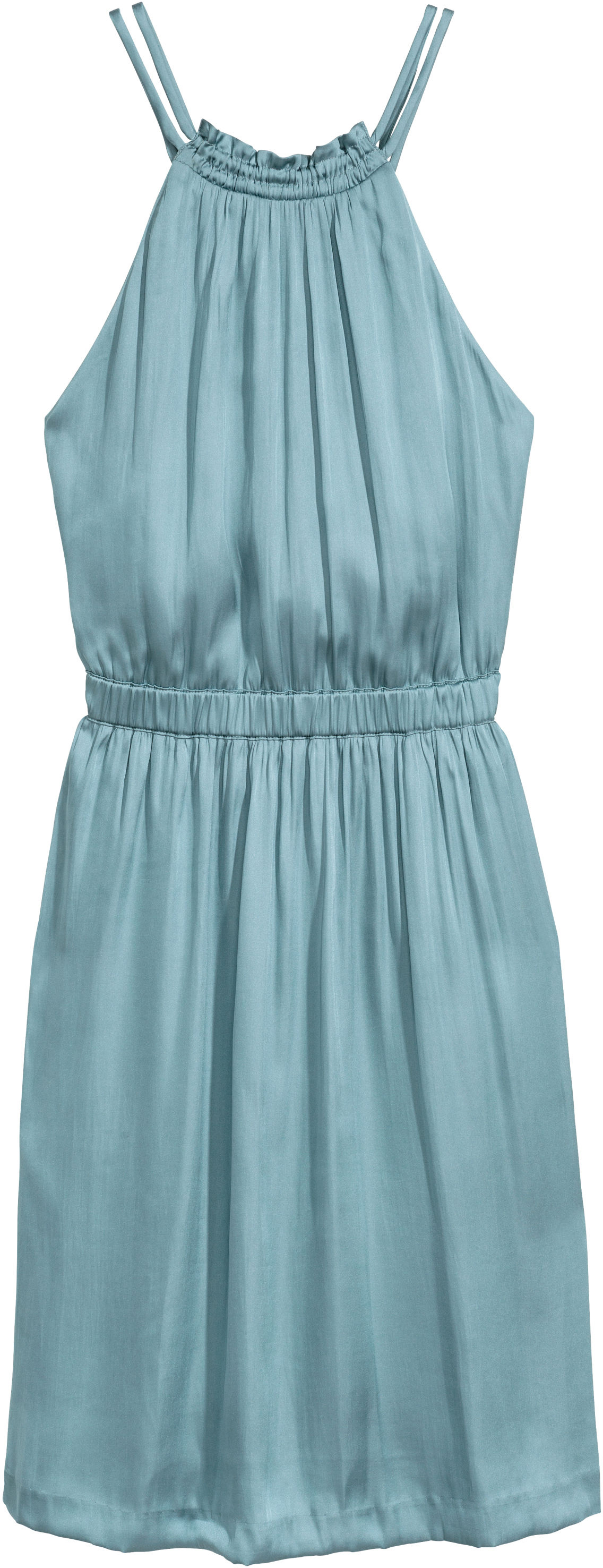 

Платье H&M 5281086 38 Приглушенно-зеленое