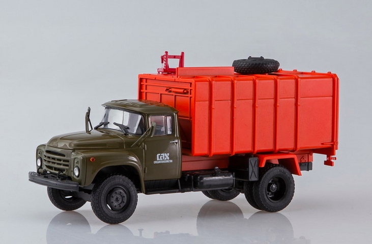 

Модель АИСТ ЗИЛ-130 КО-413 Мусоровоз (поздний) масштаб 1:43