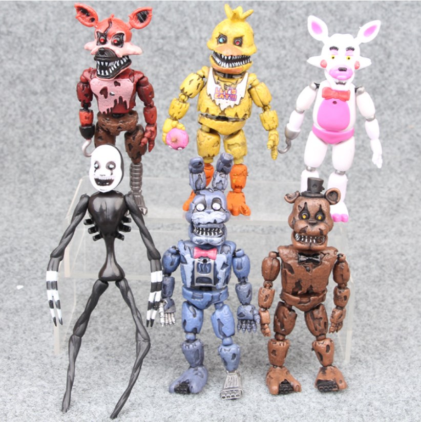 

Игровой набор Five Nights at Freddy's A4 6 героев 5 ночей с Фреди (Аниматроники Фнаф)
