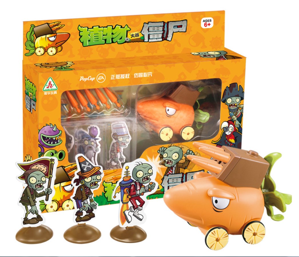 

Игровой набор Plants vs Zombies В72 Морковка Ракетоносец боевая машина (Растения против зомби)
