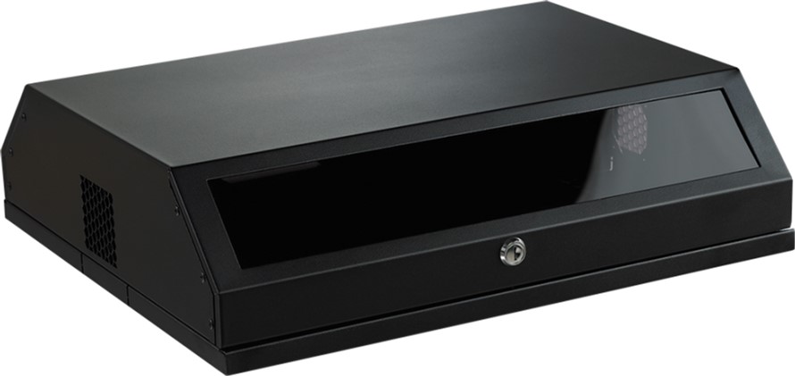 

Шафа настінна Mirsan SLIM 19" 3+5U 537x475, RAL 9005 Чорний (MR.SLM.01)