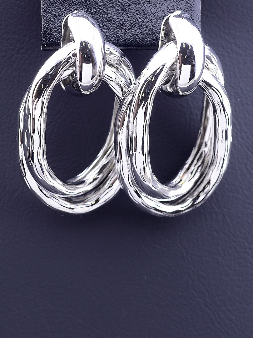 

Серьги 'FJ' 40х22мм. 084225