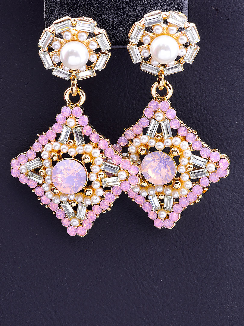 

Серьги 'Fashion' Сrystal Бижутерный сплав17,1 г. 045503