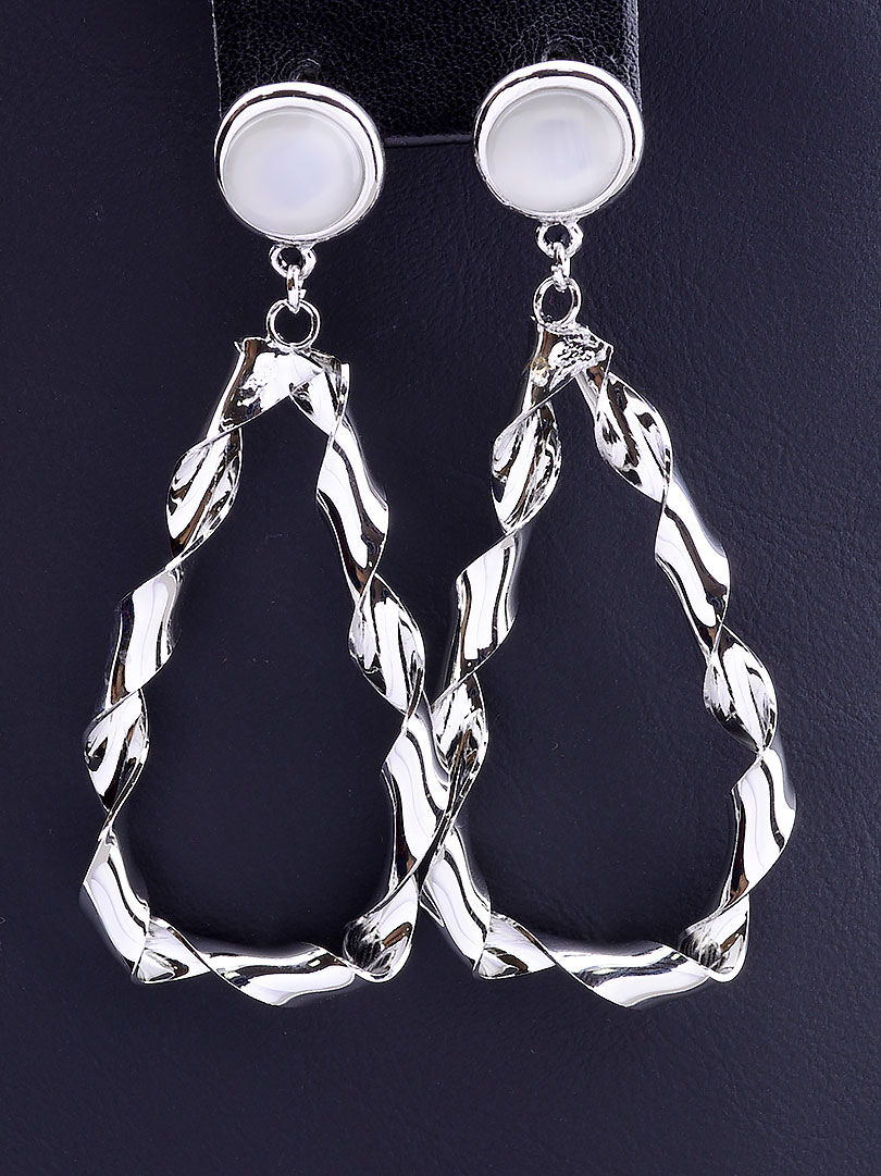 

Серьги 'FJ' Кошачий глаз 075406