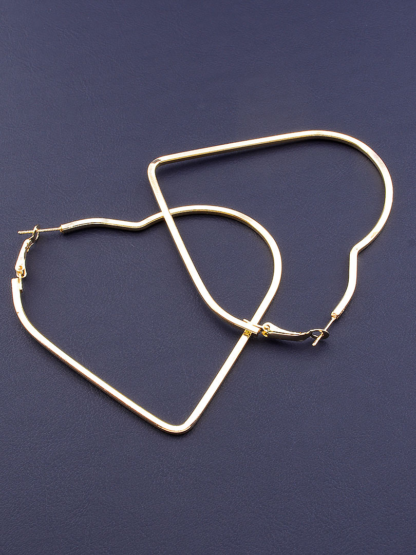 

Серьги 'FJ' 70х65мм. 080248