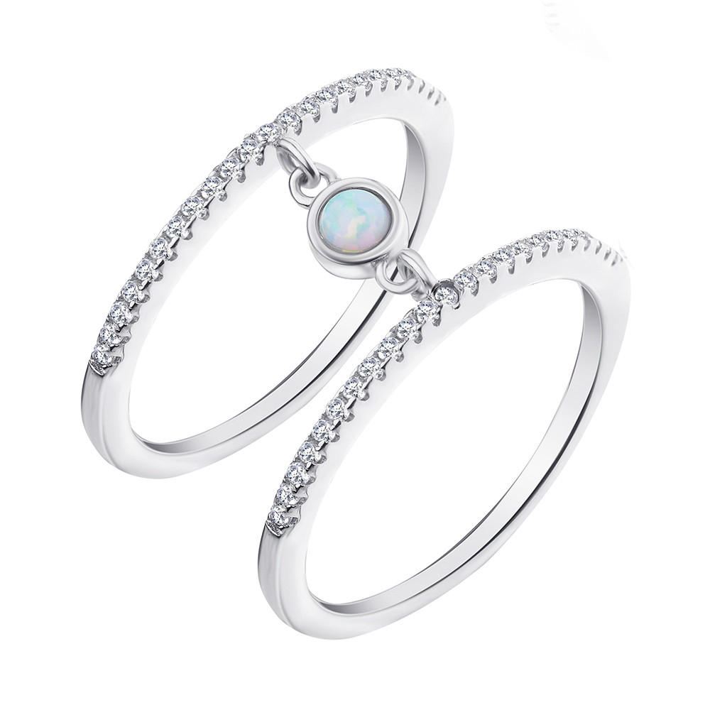 

Серебряное кольцо Сильвекс 925 16,5 (К2ОпБФ/490-16,5)