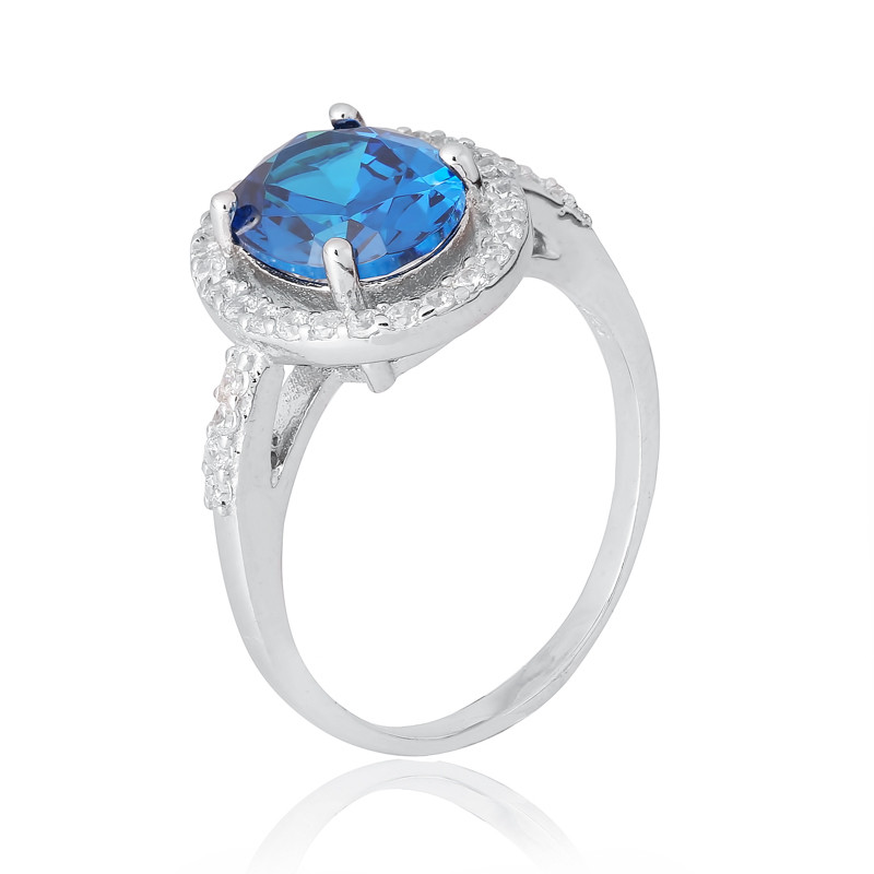 

Серебряное кольцо Сильвекс 925 19 (КК2ФЛТ/390-19)