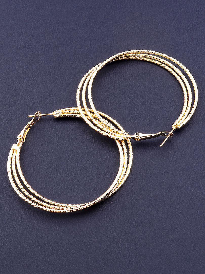 

Серьги 'FJ' 50х50мм. 080231