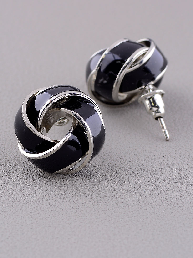 

Серьги 'FJ' Эмаль 089431