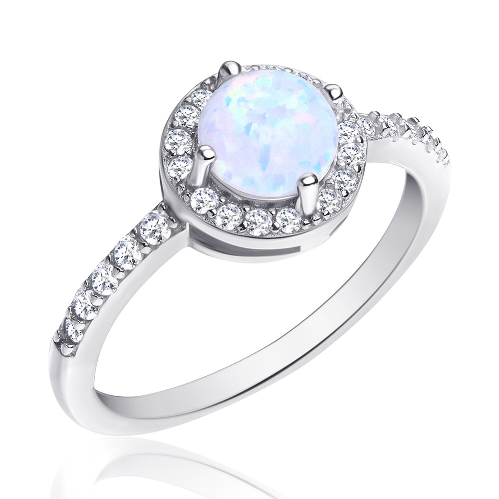 

Серебряное кольцо Сильвекс 925 17,5 (КК2ОпБФ/437-17,5)