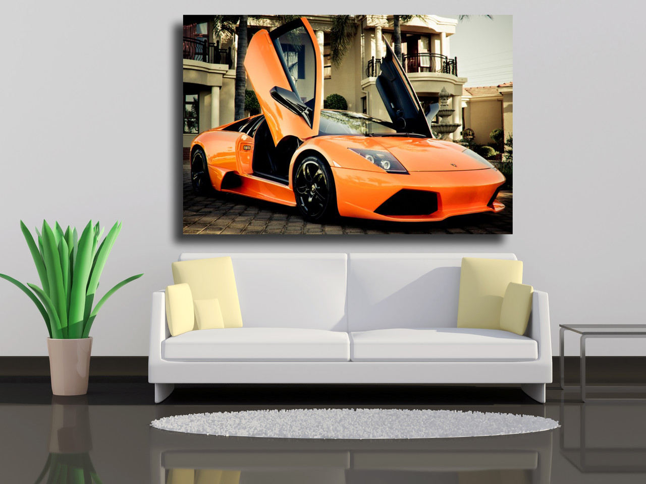 

Картины на холсте Lamborghini 90х60