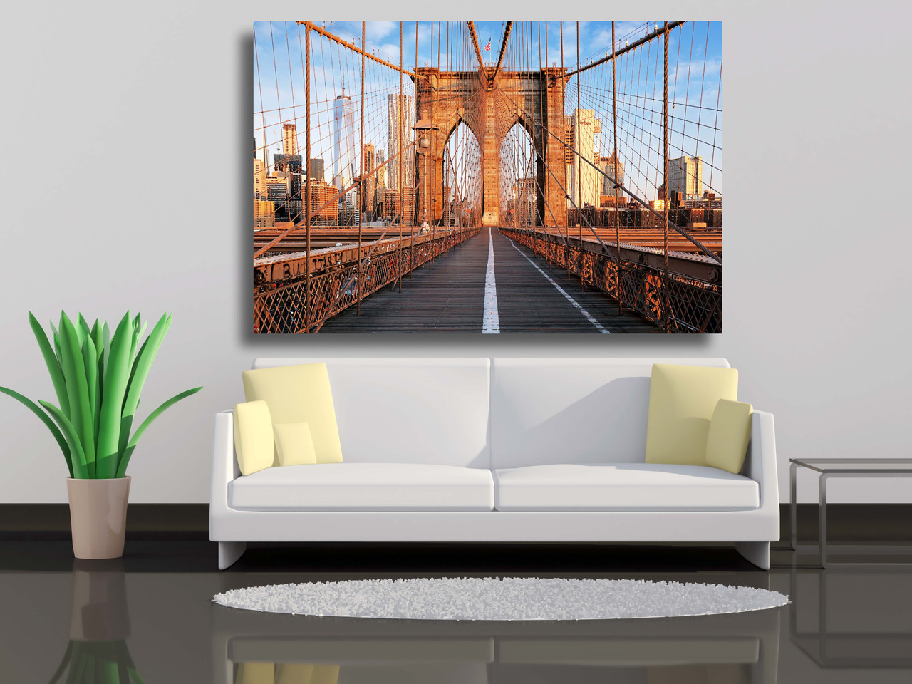 

Картина на холсте BROOKLYN BRIDGE 90х60