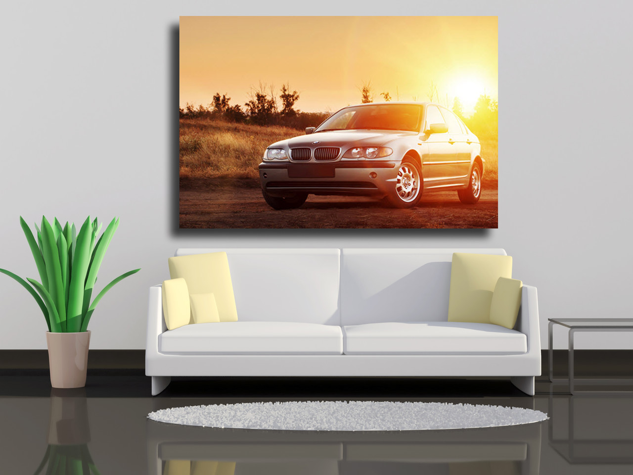 

Картины на холсте BMV E46 120х80